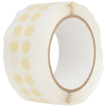 3M Circles, 2380 Masking Tape Discs, 0.25" Diameter, roll of 2500