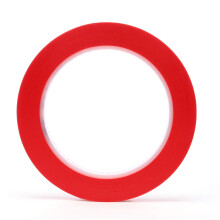 3M Vinyl Tape 471, 1/4 in x 36 yd, Red, 1 Roll, Red Floor Tape, Paint Alternative for Floor Marking, Social Distancing, Color Coding, Safety Marking