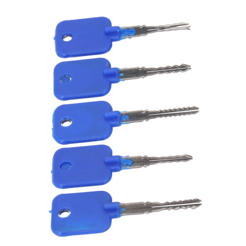 5Pcs Key-Shaped Pick Tool Set Versatile Lock Applications Hand Tools Key Shaped