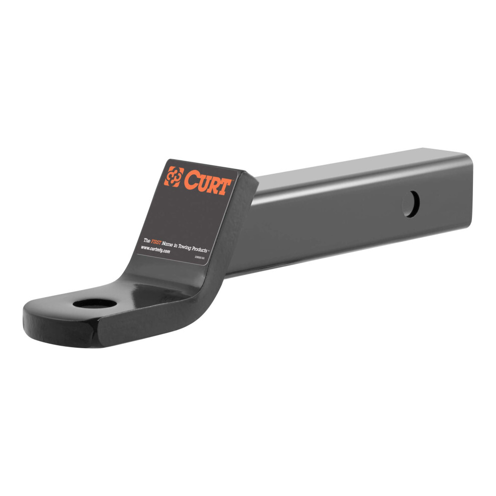 Curt 45040 Class 3 Trailer Hitch Ball Mount, Fits 2-Inch Receiver, 7,500 Lbs, 1-Inch Hole, 2-In Drop, 3/4-Inch Rise 612314404001