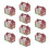 10Pcs Cute Christmas Paper Cake Container Boxes Durable Muffin Case 1