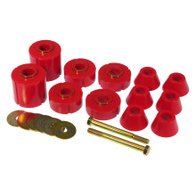 Prothane 73-80 GM Body Mount 12 Bushing Kit - Red