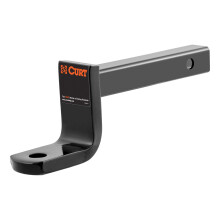 CURT 45026 Klasse 1 Trailer Hitch Ball Mount, 1-1/4-Inch Receiver, 2,000 lbs, 3/4-Inch Hole