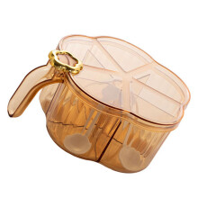 5-Compartment Clear Spice Box