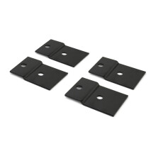 Lippert JT's Strong Arm Vervangingsset voor Elektrische RV Stabilizer Jack Pad Adapter Kit, 4 Voetsteunen, Bout- of Lasbevestiging - 314597