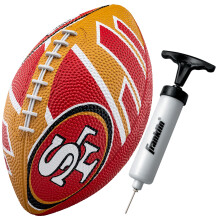 Franklin Sports NFL San Francisco 49ers Voetbal - Jeugdvoetbal - Mini 8.5" Rubberbal - Perfect voor Kinderen