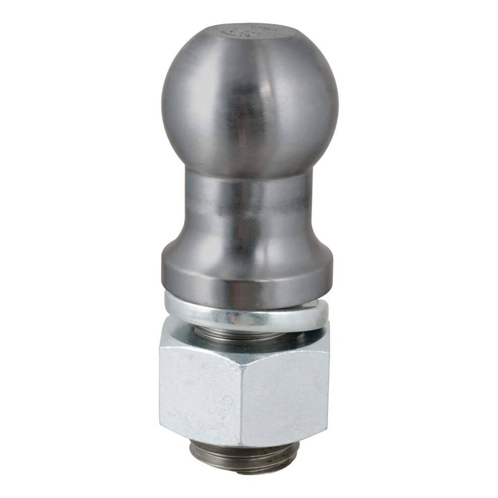 Curt 40089 Raw Steel Trailer Hitch Ball, Gooseneck, 30,000 Lbs, 3-Inch Diameter, 2 X 3-1/4-Inch Shank 612314400898