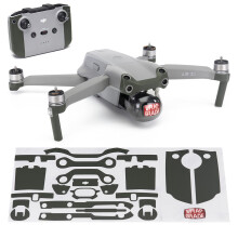 Wrapgrade Skin Compatibile con DJI Air 2S | Colore Accent A (Verde Militare)