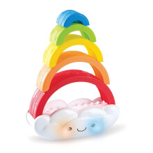 Kidoozie Muzikale Stapel & Leer Regenboog - Stapel Speelgoed voor Baby's en Peuters 6-24M