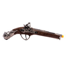 PARRIS CLASSIC QUALITY TOYS Siden 1936 Pirat Legetøjspistol, Støbt Stål, 8 3/16" Lang, Kapsel Skydning