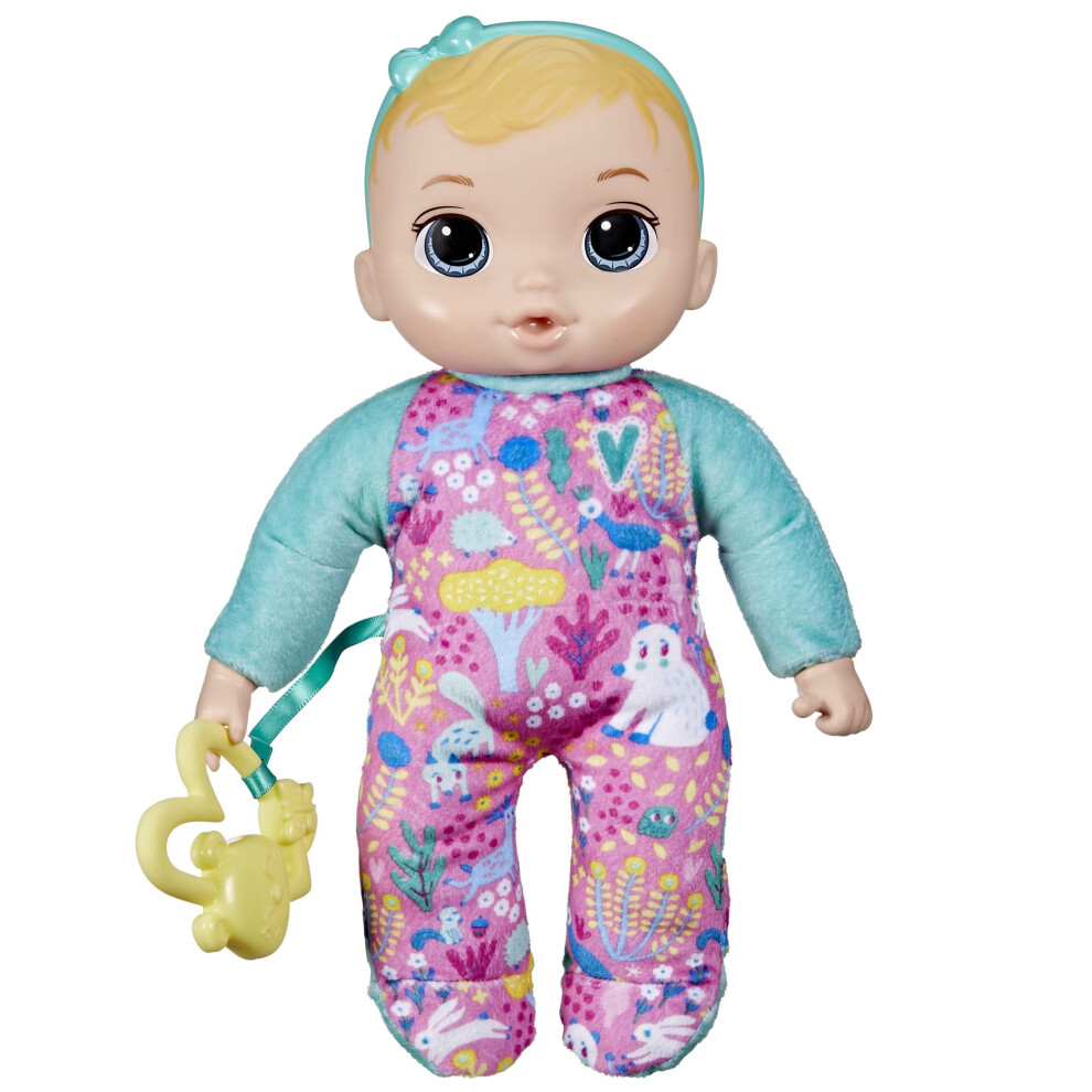 Baby Alive Soft N Cute Doll, Blonde Hair, 11-Inch First Baby Dolls, Washable Soft Toys For Toddlers, Easter Gifts For Kids, 18 Months+