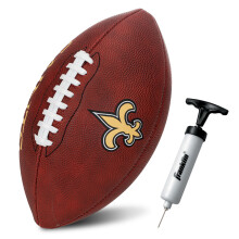 Franklin Sports NFL Football New Orleans Saints - Ball Junior Taille pour Enfants - Logo + Couleurs Officiels NFL