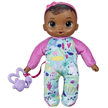 Baby Alive Soft n Cute Bambola, Capelli Castani, 11 Pollici, Giocattolo Morbido per Bambini, Regali di Pasqua, 18 Mesi +