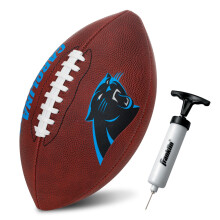 Franklin Sports NFL Carolina Panthers Voetbal - Jeugd Junior Formaat - Officiële NFL Teamlogo + Kleuren