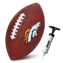 Franklin Sports NFL Denver Broncos Ball - Foot US Junior pour Enfants - Logo Équipe Officiel