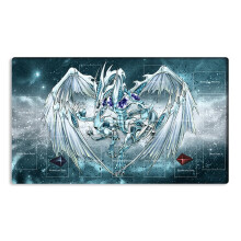 Ny Mlikemat Playmat Stardust Dragon TCG CCG OCG Spilmatte med Zoner + Gratis Taske (ZD014-511-A)