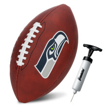Franklin Sports NFL Seattle Seahawks Football - Ball de football junior pour enfants - Logo et couleurs officielles