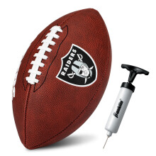 Franklin Sports NFL Las Vegas Raiders Voetbal - Jeugd Junior Formaat - Officiële NFL Teamlogo + Kleuren