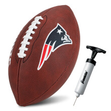 Balón de fútbol NFL New England Patriots - Balón juvenil para niños - Logo + Colores oficiales