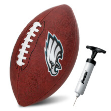 Franklin Sports NFL Philadelphia Eagles Fotboll - Juniorstorlek för barn - Officiell NFL-logotyp + färger