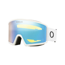 Oakley Target Line L Matte Wit met HI Geel