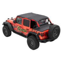 Bestop-5261035 Header Safari Bikini - Wrangler JL 4-Door '18-20 (Nero Diamante)