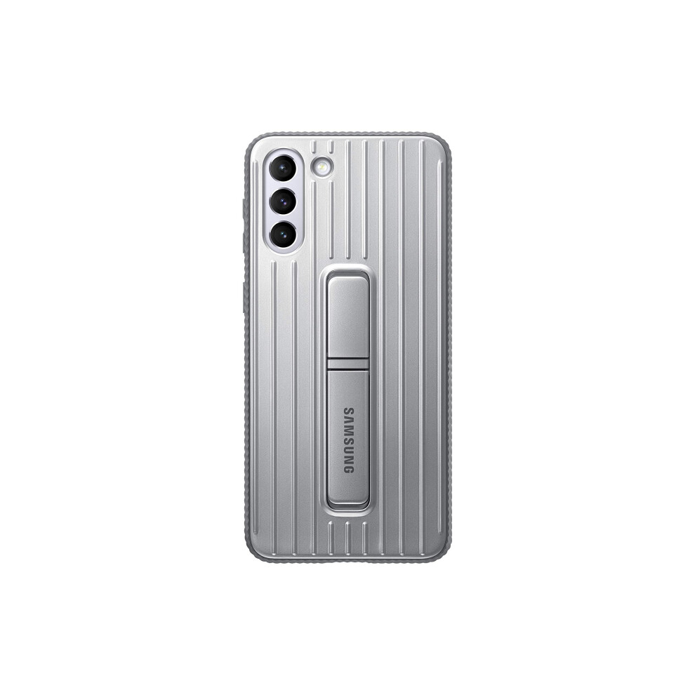 Photos - Case Samsung Galaxy S21+ , Rugged Protective Cover - Silver  Silver EF-RG996CJEGUS(US Version)