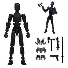 Dumwick Titan 13 Actiefiguur, 2025 Nieuwe Gelukkige Robot 13 Actiefiguren, 3D Geprinte Actiefiguur