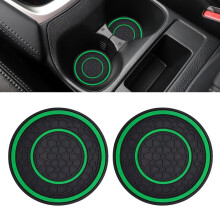 2PCS Bil Kop Holder Coaster, 2.75 Tommer Auto Non-Slip Anti-Dust