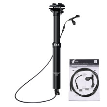 Tija de sillín EXA Form 900i 30.9mm con control remoto y kit de cable para MTB/Ebike