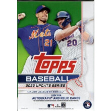 2022 Topps Baseball Update Series Hängerkarton (67 Karten)