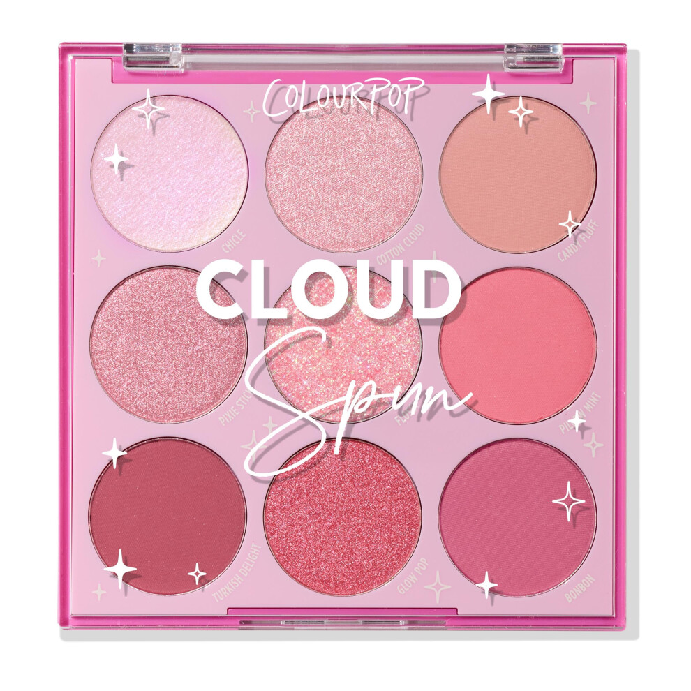 Colourpop Eyeshadow Palette - Eye Makeup Palette With Matte, Metallic, Matte Sparkle & Glitter Finishes - High-Pigment Eye Makeup With A Long-Wearing