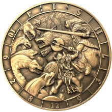 Goliath Coins - d12 Kampfszene Würfelmünze