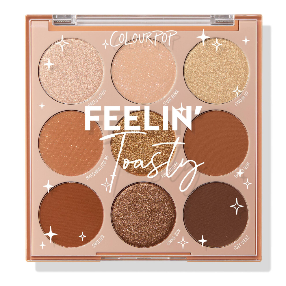 Colourpop Eyeshadow Palette - Eye Makeup Palette With Matte, Metallic, Matte Sparkle & Glitter Finishes - High-Pigment Eye Makeup With A Long-Wearing