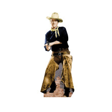 John Wayne Chaps Levensgrote Kartonnen Standup