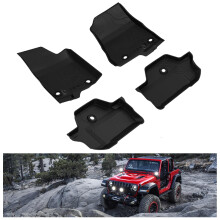 KIWI MASTER Gulvmåtter til 2018-2025 Jeep Wrangler JL 2-Dør OEM Erstatning