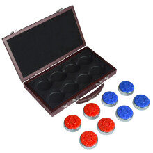 Hathaway Pro-Series Shuffleboard Puck Sæt, Rød/Blå