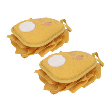 2pcs Soft Mesh Shower Loofah for Men Women Body Cleaning Bath Scrubber