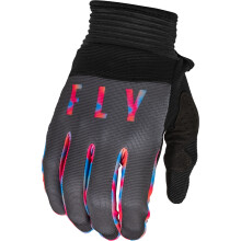Fly Racing 2023 F-16 Handsker til Voksne (Grå/Pink/Blå, XX-Large)