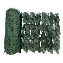 Vines Artificial Garden Fence Green Plastic 1set
