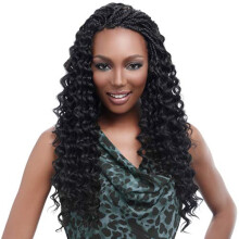 Harlem125 Kima Braid Ripple Deep 20" Synthetik Haar Zöpfe (6-Pack, 1)