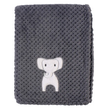 Hudson Baby Unisex Baby Pluche Wafel Deken, Moderne Olifant, Één Maat