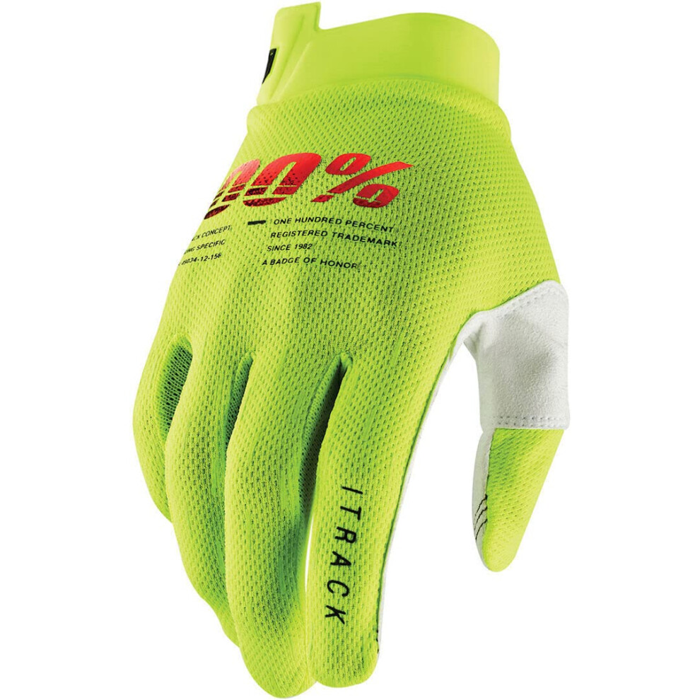 100% Itrack Ultralight Motocross Gloves - Lightweight Mx Dirt Bike & Powersport Racing Protective Gear 841269185127