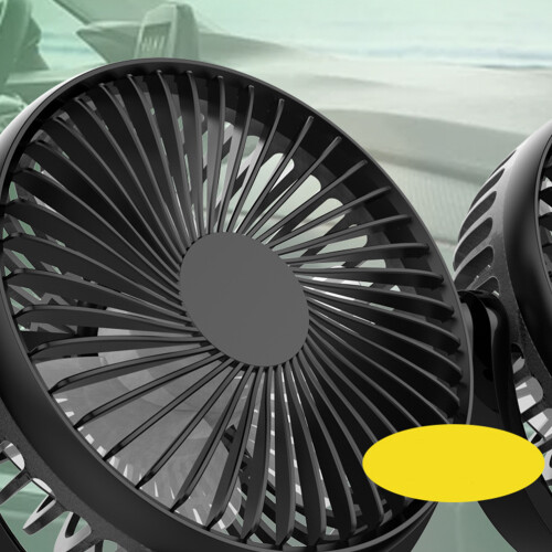 Ventilateur USB Noir Silencieux Et Portables 2