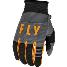 Fly Racing 2023 F-16 Handsker til Voksne (Mørkegrå/Sorte/Orange, XX-Large)