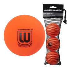 Winnwell Sports Street Hockey Bälle - Indoor & Outdoor Bälle mit Tragetasche - Hockey Ausrüstung für Feld, Straße oder Straßenhockey