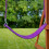 Swing-N-Slide WS 4882 Asiento de Columpio Resistente con Cadenas Moradas 1