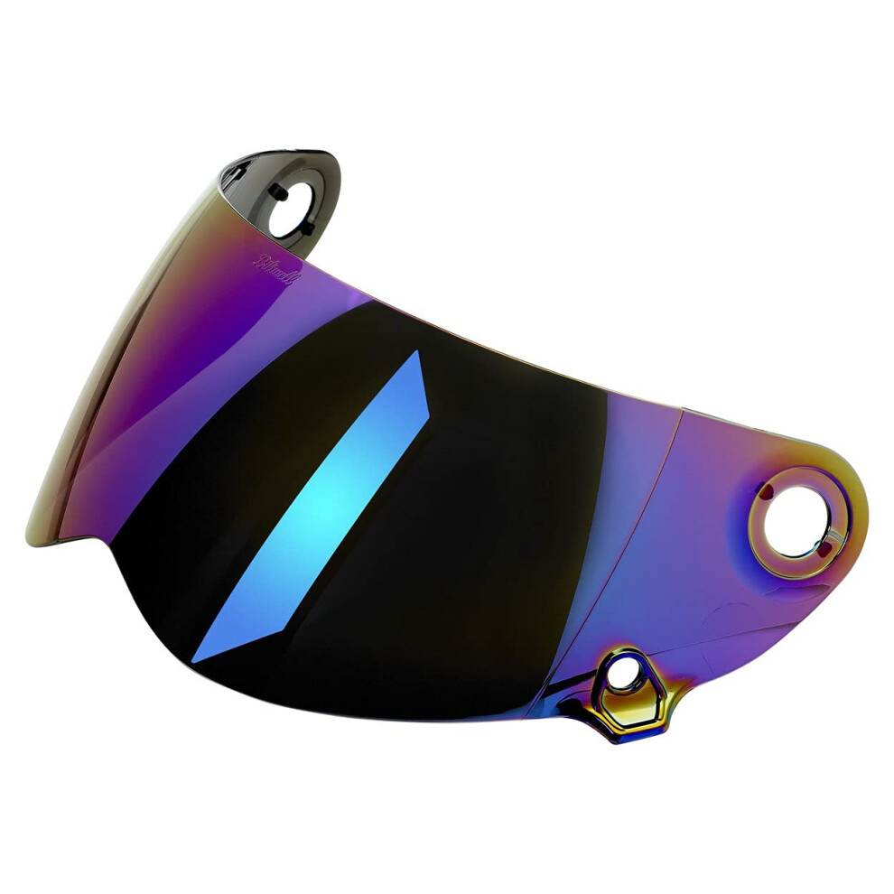 Biltwell Lane Splitter Gen 2 Shield - Rainbow Mirror 810084858820