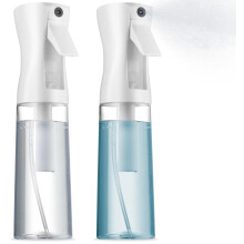2 Pak Kontinuerlig Sprayflaske til hår - 10 Oz Ultra Fin Spray | Vand Sprayflaske til Hår
