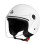 Casco Moto TRIANGLE 3/4 Retro con Visiera Chiara Unisex Certificato DOT 1